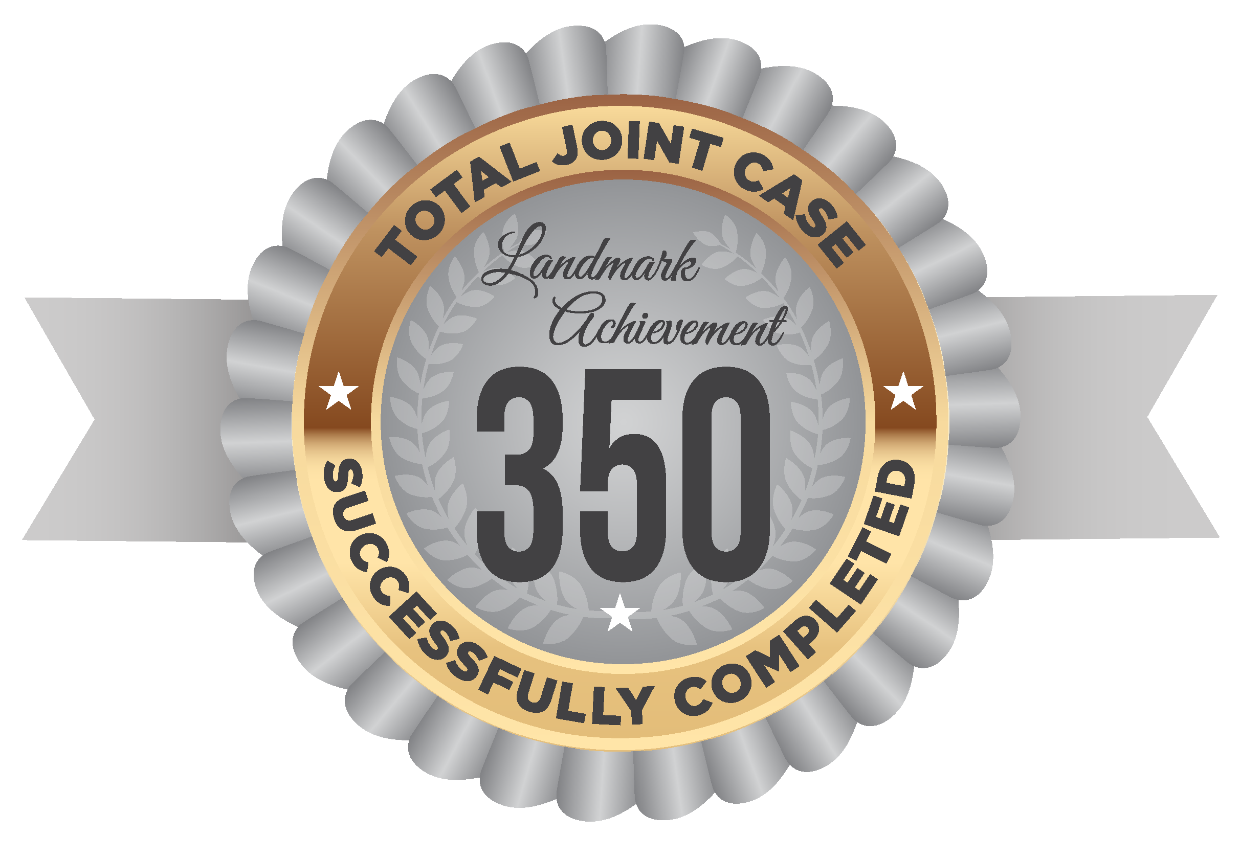 350 Total Joint Cases Successfully Completed